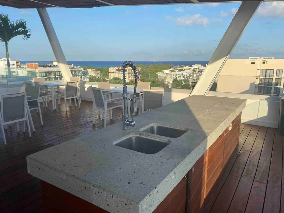 Estudio | Centrico | Piscina C/Vista Al Mar | Gym Apartment Playa del Carmen Mexico